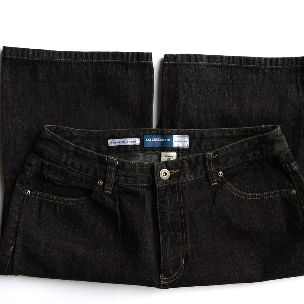 Liz Claiborne Vintage Have to Have Black Bootcut Jeans